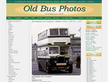 Tablet Screenshot of old-bus-photos.co.uk